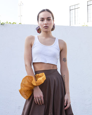 Jumbo Scrunchie in Mustard | One Size