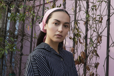 Silk Bandana in Pink | One Size
